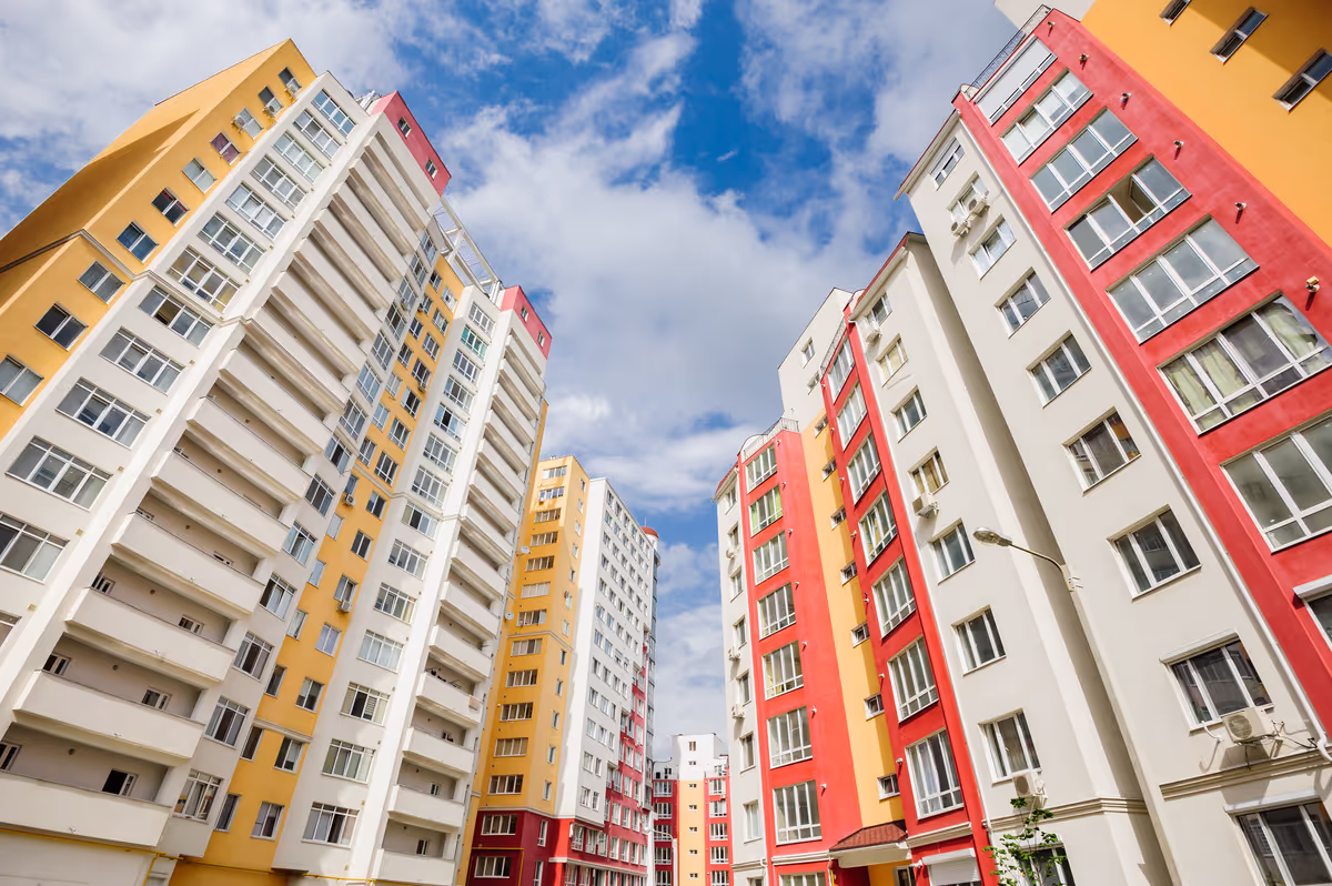 Multi-storey residential development served by large-scale MVHR installation in London