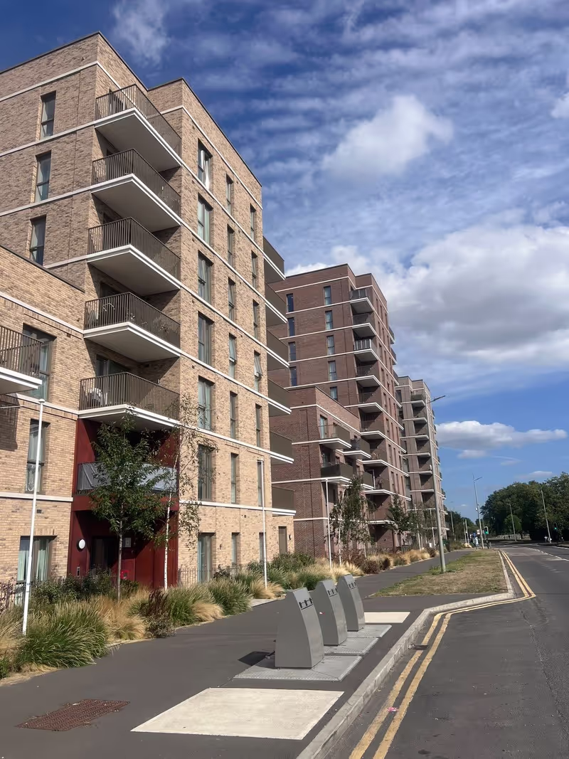 MVHR ductwork installation across a large-scale multi-unit residential development in London